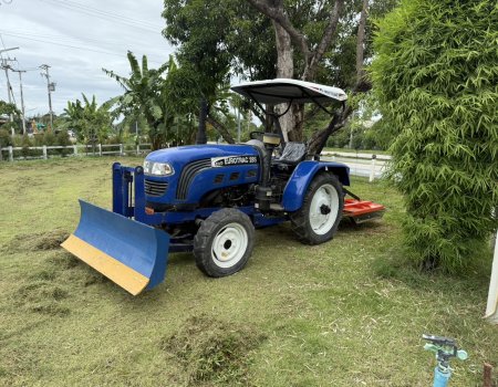 ขายรถไถพร้อมใบมีดตัดหญ้า เอกา่รเล่มทะเบียน ปี 2559 ขายราคาถูก